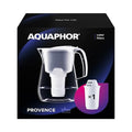 Aquaphor Provence, White, Includes 1 A5 mg Cartridge, Premium Filter in Glass Optics Against Lime, Chlorine and enriches The Water with Magnesium, 4,2 l