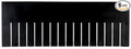 Akro-Mils 42228 Long Plastic Divider for 33228 Akro-Grid Slotted Tote Box, (6 Pack), Black