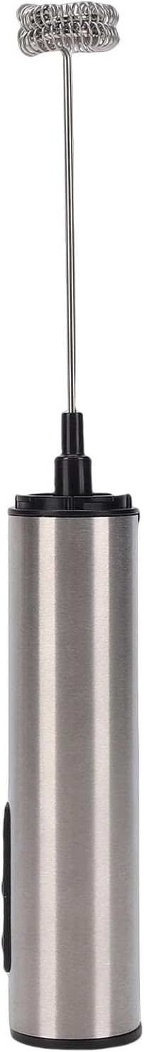 Handheld Milk Frother Wand, USB Rechargeable Electric Whisk Drink Mixer with 5 Accessories, for Coffee Lattes Baking