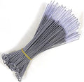 100Pack Drinking Straw Cleaner Brush .Extra Long 9.3 inch Pipe Cleaners, Straw Cleaning Brush for Tumbler, Sippy Cup, Bottle and Tube,230x10mm Reusable Metal Straw Cleaning Brush in Bulk(100Pack)