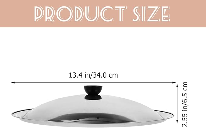 Ciieeo Stainless Steel Pot Cover with Knob Anti-scalding Cooking Tool for Efficient Oil Splash Protection Kitchen Gadget for Warm Food Retention and Steam Cooking