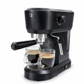 WILLOW Eco Series Espresso Machine 15 Bar with Milk Frother Steam Wand, Built-In Tamper & Hot Water Dispenser, 1350W Espresso Coffee Maker with 40oz Removable Water Tank for Cappuccino, Latte - BLACK