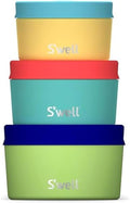 S'well Stainless Steel Food Canister Set Of Three, 10oz, 16oz, and 24oz, Tropical Smoothie, Single Walled Durable Construction, BPA Free, Dishwasher Safe