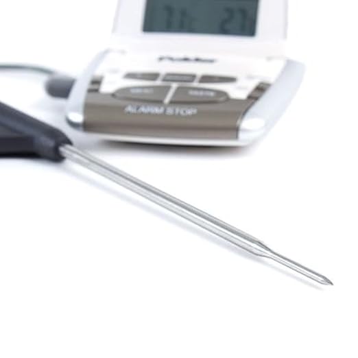Polder Digital Meat & Poultry Probe in-Oven Thermometer Temperature Monitor