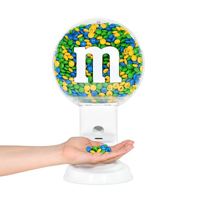 M&M’S Motion Activated Candy Dispenser for Milk Chocolate Candy, Fun, Reusable Gift for M&M’S Fans, Perfect for Birthdays, Holidays, and Special Occasions, No-Touch Sensor for Easy, Mess-Free Treat Sharing