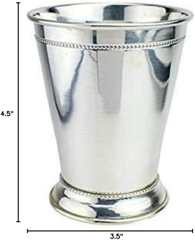 Prince of Scots Copper Mint Julep Cup with Pure Silver Plate ~ 12 Ounce ~ (Gift Boxed)