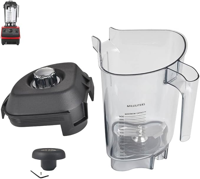 for Blenders 48 oz Advance Container, replace Touch & Go, The Quiet One, Drink Machine, Barboss and Blending Station Advance Commercial Series Pitcher Jar Cup
