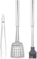 Farberware BBQ Stainless Steel Tool Set, 3 Piece, Stainless Set