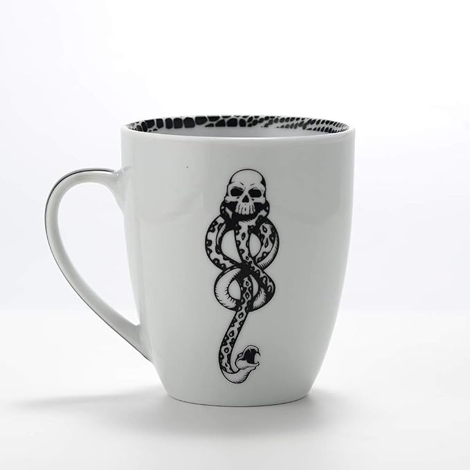 Harry Potter Voldemort Death Eater Dark Mark Porcelain 16 Piece Dinner Set, Includes Plates, Cups, and Bowls