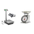 VEVOR Computing Digital Platform Scale, 660 lbs Load, 0.1 lbs Accuracy Computing Floor Scale & Taylor Mechanical Kitchen Weighing Food Scale Weighs up to 11lbs, Measures in Grams and Ounces