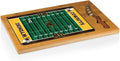 PICNIC TIME NCAA Icon Glass Top Cutting Board & Knife Set, Cheese Boards Charcuterie Boards, Serving Platter, (Parawood & Bamboo)