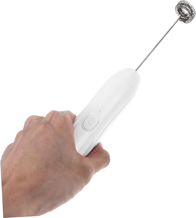 Handheld Electric Milk Frother for Latte Art Ergonomic Handle and Simple Operation