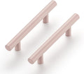 Ravinte 45 Pack | 5 Inch Cabinet Pulls Pink Stainless Steel Kitchen Drawer Pulls Cabinet Handles 5 InchLength, 3 Inch Hole Center