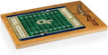 PICNIC TIME NCAA Icon Glass Top Cutting Board & Knife Set, Cheese Boards Charcuterie Boards, Serving Platter, (Parawood & Bamboo)