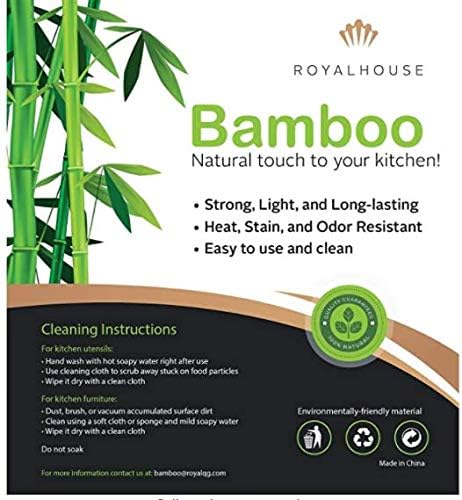 ROYALHOUSE Bamboo Knife Block Holder, In-Drawer Knife Drawer Organizer,Knife Block without Knives, Fit for 7 Knives, Perfect for Home and Chefs, Gift for Any Occasion and Housewarming