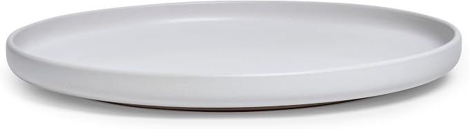Sango 12-Piece Stoneware Dinnerware Set for 4, Satin Glazed Plates and Bowls Sets with Matte Finish, Ceramic Dish Set, Durable Kitchen Dishes, Microwave & Dishwasher Safe for Casual Dining, Rollo Alta