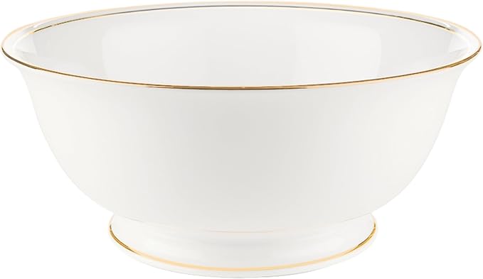 Lenox Federal Gold Serving Bowl, White
