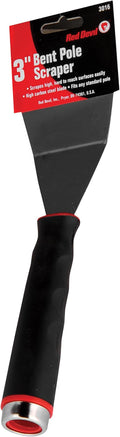 Red Devil 3016 3" Bent Blade Pole Scraper Threaded Handle