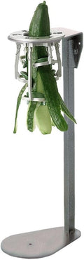 LOUIS TELLIER - Cucumber Peeler on Stand - For cucumber up to Ø2.4 in - Stainless Steel Blade - High Efficiency