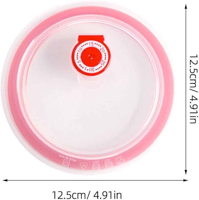 4Pcs Silicone Replacement Lid for Ceramic Bowls - Leak-Proof Microwave Safe Food Covers with Cooling Vent Keep Food Fresh in Kitchen Home and Refrigerator - Suit for 4.53Inch