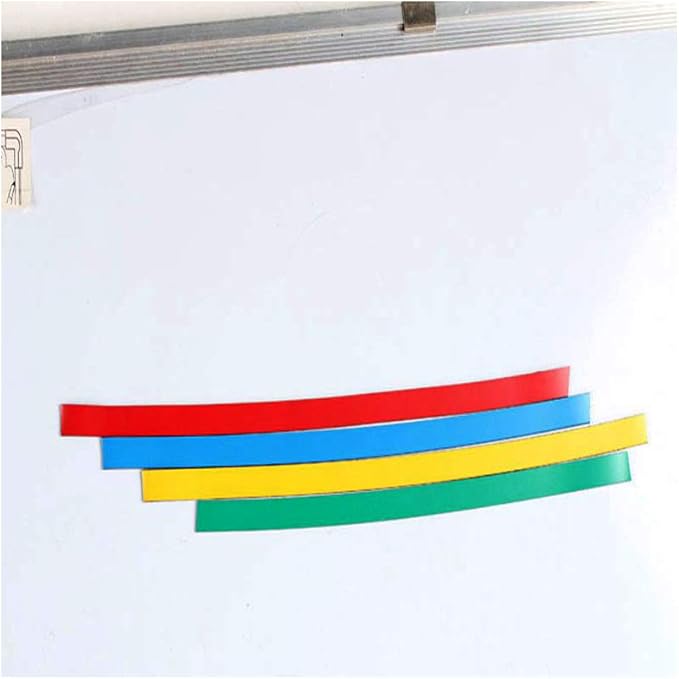 Magnetic Tape Roll Colored Thin Strips - Dry Erase Magnet Whiteboard Graphic Art Tape/ 10mm 33ft Grid Marking Line Magnet Tape(Green)