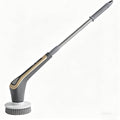 Electric Spin Scrubber, Full-Body Spray Cleaning Solution Waterproof Bathroom Electric Scrubber with LCD Display, Cordless Cleaning Brush Scrubber for Bathroom and Kitchen Cleaning