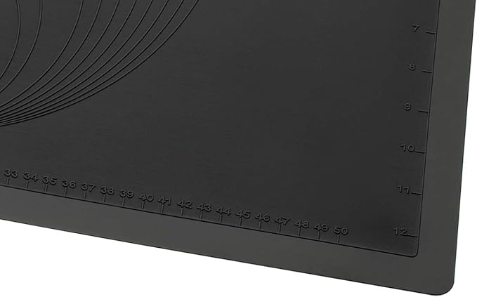 Lurch Germany Flexiform 15.7 x 23.6 Inch Silicone Baking Mat, Black