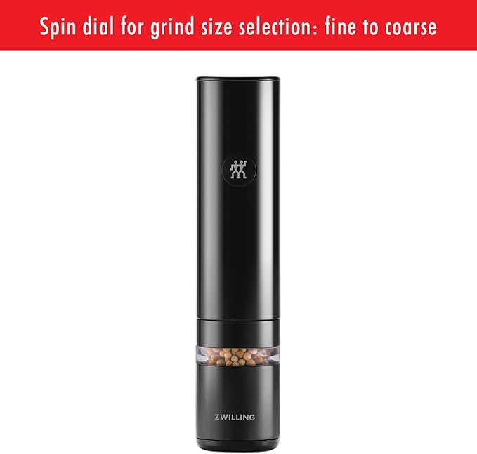 ZWILLING Enfinigy Electric Salt/Pepper Mill - Black