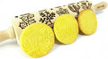 CACTUS Embossing Rolling Pin Embossed dough roller by Algis Crafts
