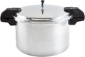 IMUSA USA A417-80807 16Qt Jumbo Stovetop Pressure Cooker with Regulator and Side Handles, Silver