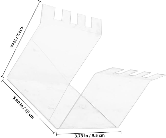 2pcs Acrylic Food Bag Stand Food Prep Rack for Easy Filling Space-saving Design Storage Bag Holder for Kitchen Organization