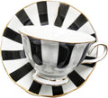 UPKOCH Polka Dot Cup and Saucer Set Ceramic Coffee Mug with Matching Dish 5.51X5.51X2.95 Inch European Style Cup for Latte Cappuccino Tea and Morning Snacks