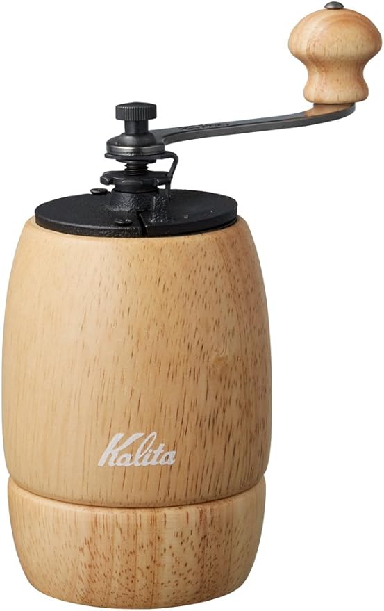 Carita Kalita Coffee Grinder, Wood, Durable Cast Iron Cutter, KH-9, Natural N, Adjustable Coarseness, Hand-ground Coffee Grinder, Hand Mill, Handmill, Handmill, Handmill, Handmill, Handmill, Handmill,