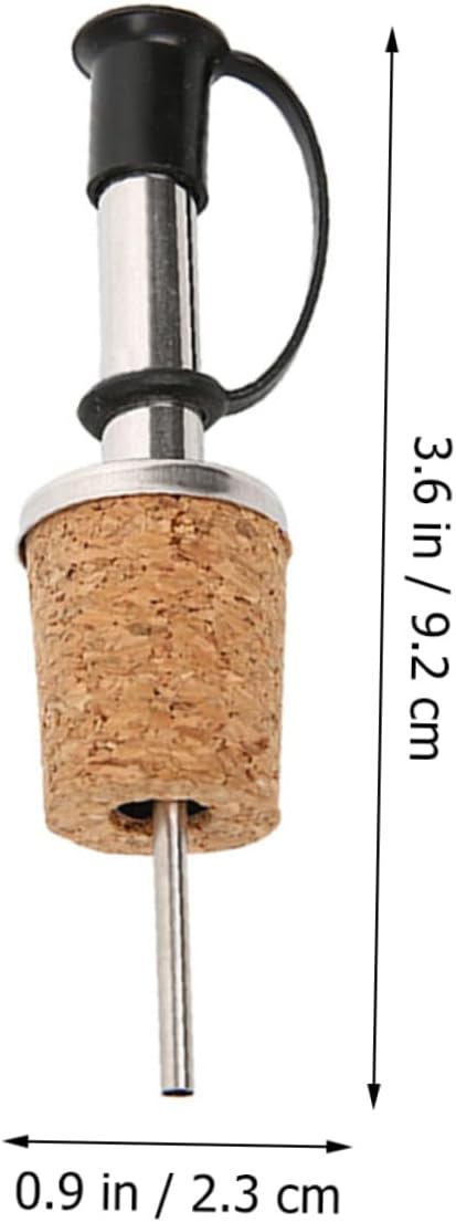 Ciieeo 3sets 8pcs Wine Pourer Cork Wine Stopper and Spout for Dispensing at Parties Weddings and Events and Convenient 8pcs*3