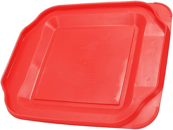 Pyrex 222 2qt Glass Baking Dish & 222-PC Red Food Storage Replacement Lid - Made in USA