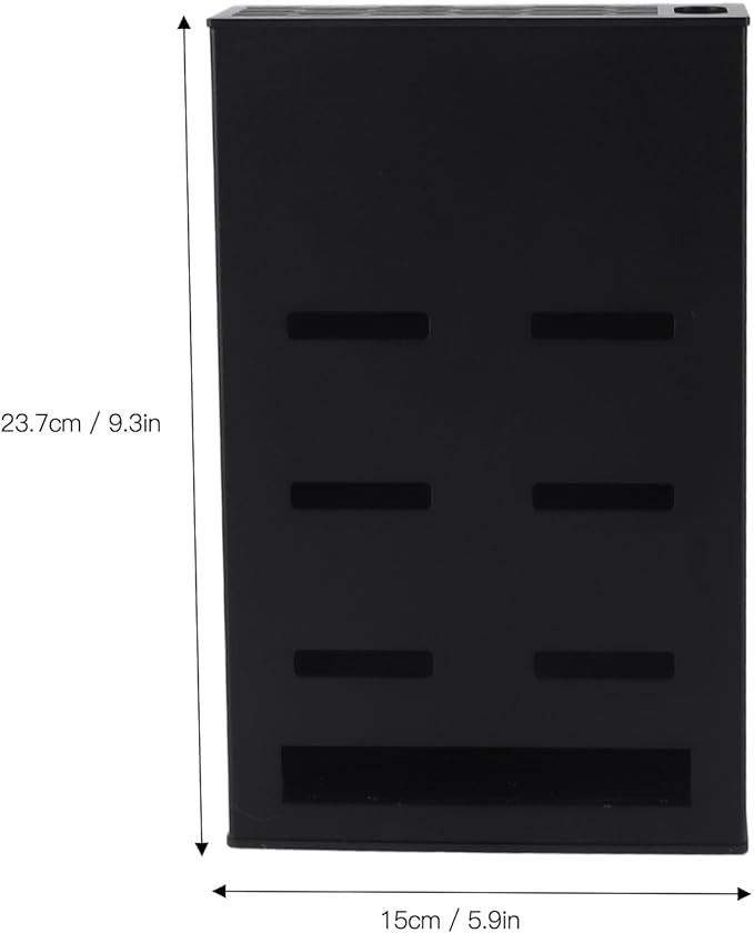 Wall Mounted Knife Block Space Aluminum, Quick Access Knife Holder with Rubber Padding for Kitchen, Chopsticks Spoon Holder, Multipurpose Storage Rack
