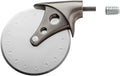 Pizza Cutter Turning Kit - 4” Diameter Stainless Steel Blade - Pewter Finish Pizza Slicer for Pizza Cutting - Pizza Accessories and Supplies for Pizza Lovers - Easy to Install Pizza Cutter Tool