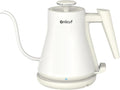 Gooseneck Electric Kettle 0.8L (27oz) - 1000W Rapid Fast Boiling Tea Kettle with Auto Shut Off, Stainless Steel Leak-Proof Elegant White Water Boiler