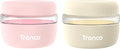 Tronco 16 oz Glass Food Storage & Lunch Bowl Containers with Airtight Lids | Leak & Spill Proof Meal Prep Container & Food Storage Jar for Lunch, Salad, Oats, Soup, BPA-Free, Microwave & Dishwasher Safe