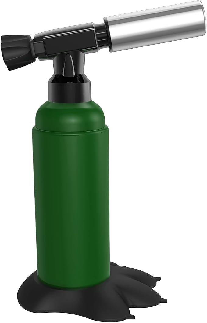 Sondiko Big Butane Torch Lighter, Soldering Torch with Monster Footprint Shaped Base, Adjustable Flame, Safety Lock, Butane Not Included