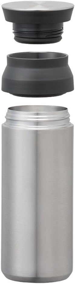 KINTO 20933 Travel Tumbler, 11.8 fl oz (350 ml), Red, Double Wall Vacuum Construction, Heat and Cold Retention