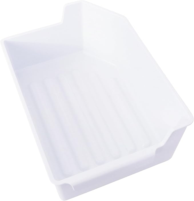 Kitchen Basics 101 240385201 Ice Cube Bucket Container Tray Storage Bin Compatible with Frigidaire Kenmore Electrolux 7240385201 AP2116228 891419, AH430380, EA430380, PS430380 (Refrigerator, Bin ONLY)