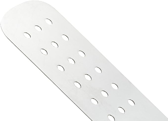 Mercer Culinary Millennia Perforated Turner, 8 Inch x 3 Inch Blade, Yellow Handle