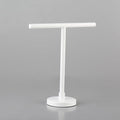 GERZWY SUS 304 Stainless Steel Free Standing Modern Hand Towel Holder Countertop Towel Ring, White