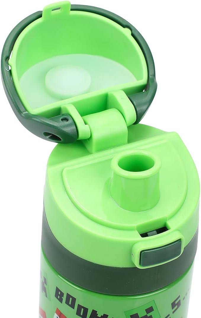Minecraft Boom Green 24 Oz Stainless Steel Water Bottle