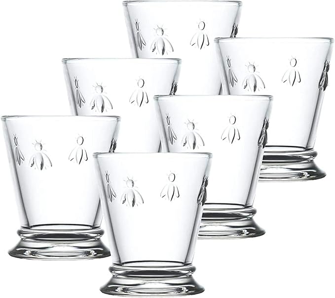 La Rochere Bee Tumbler Set/6 - La Rochere Bee Glassware Sets