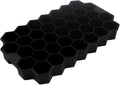 Ice Cube Trays with Lid-37 Square Silicone Ice Cube Molds, Easy-Release Reusable Small Ice Cubes for Iced Coffee Cocktail Whisky Chocolate Soup Food