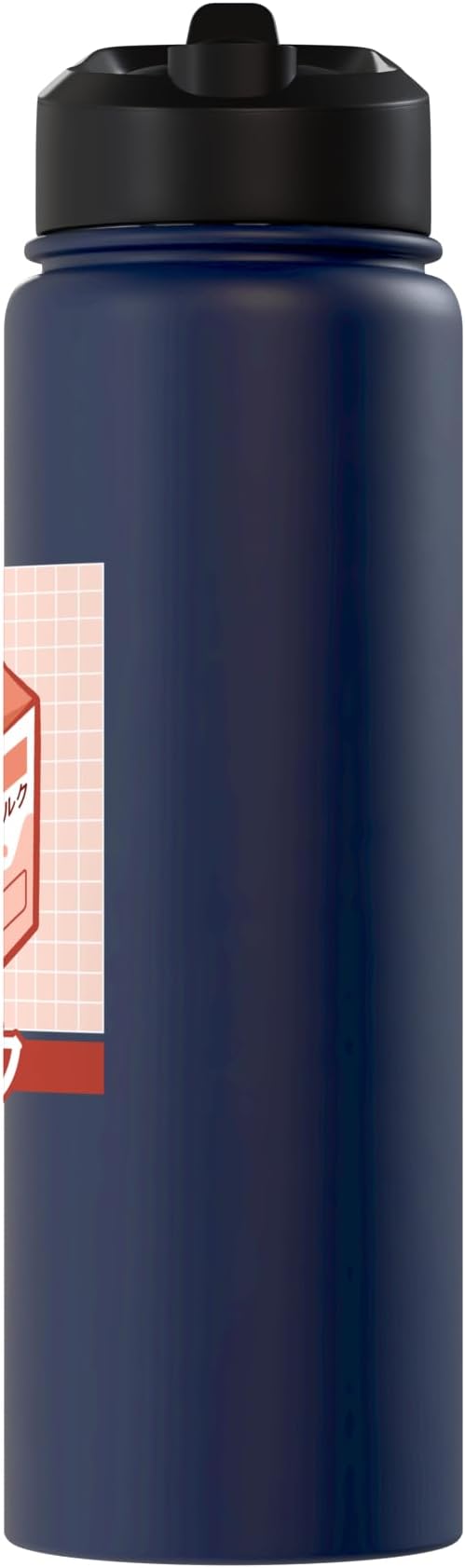 Cute Funny 90s Japanese Kawaii Aesthetic Peach Milk Stainless Steel Insulated Water Bottle