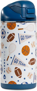 HydroJug Ease2o 14oz Kids Water Bottle with Straw & Chug Lid, All-Stars