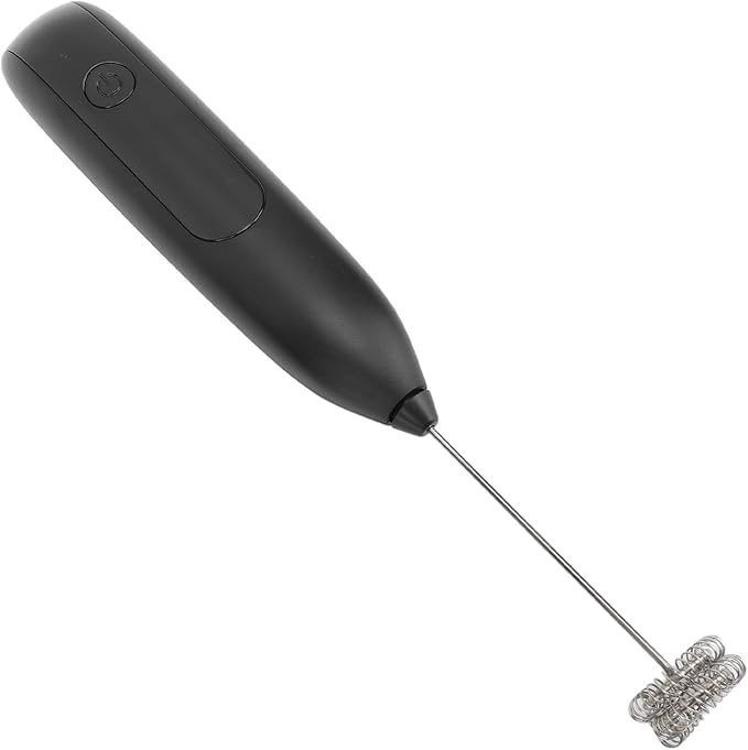 Electric Milk Frother Wireless Handheld, 2 Speeds, Rechargeable with Charging Base, Lightweight ABS Construction - Fast Whisking, Multi Functional for Kitchen and Coffee Brewing